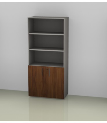 Mobile alto a giorno con ante inferiori