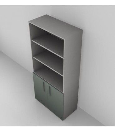 Mobile alto a giorno con ante inferiori