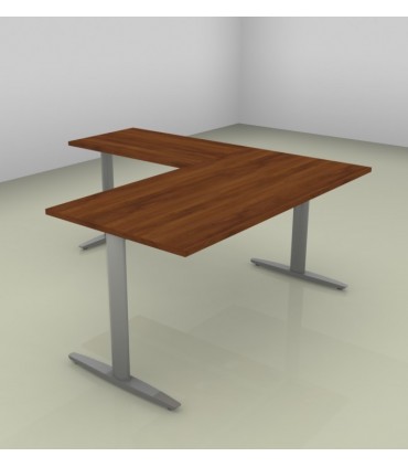 Scrivania gamba a T con allungo by Colombini