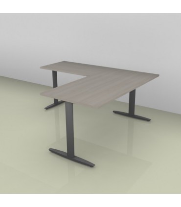 Scrivania gamba a T con allungo by Colombini