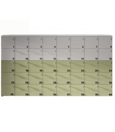 Casellario lockers by Colombini