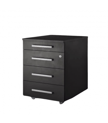 Cassettiera 3 cassetti con porta-cancelleria by compir