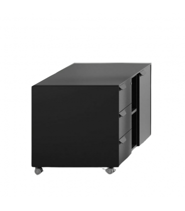 Mobile di servizio su ruote con vano a giorno Fil rouge by Las