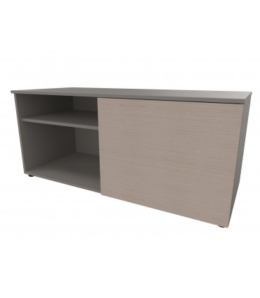 Mobile di servizio con anta scorrevole e vano a giorno