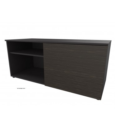 Mobile di servizio con anta scorrevole e vano a giorno