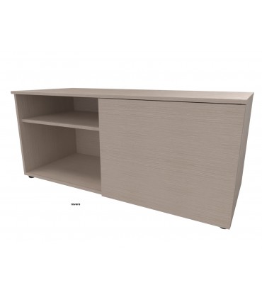 Mobile di servizio con anta scorrevole e vano a giorno