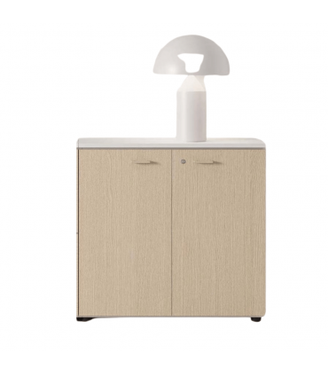 Mobile basso con ante in legno by LAS