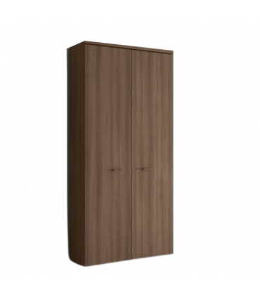 Libreria alta con ante in legno by LAS