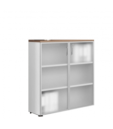 Mobile contenitore medio ante vetro intelaiato by Compir