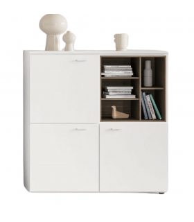 Contromobile con ante e vano a giorno Delta by Las