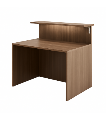 Reception lineare con mensola in legno by Compir