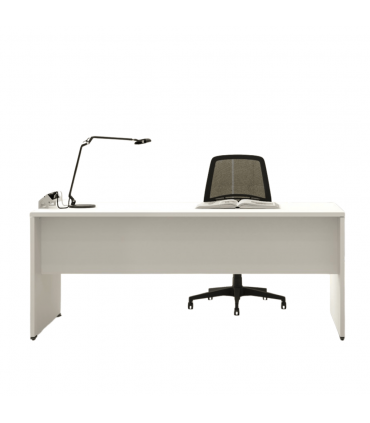 Scrivania in legno con gamba pannellata Oxi