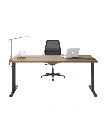 Scrivania operativa con gamba a T by Las