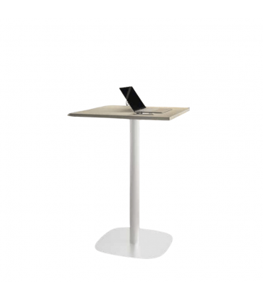 Tavolo stand-up con basamento metallico by Colombini