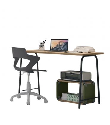 Scrivania con gamba a cavalletto serie Volo