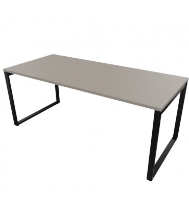 Scrivania con gamba ad anello chiuso Oxi by Las