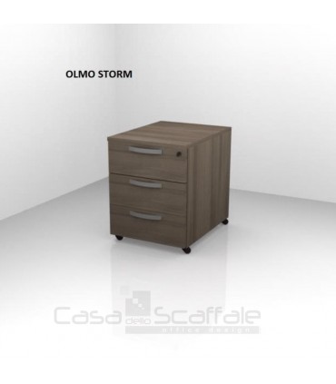 Cassettiera su ruote 3 cassetti by Colombini