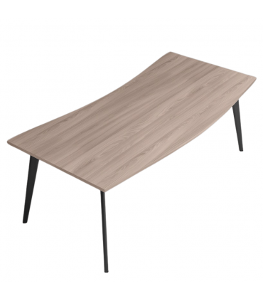 Scrivania con piano sagomato Rhea by Compir