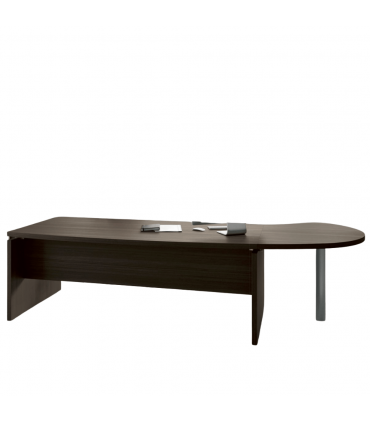 Scrivania direzionale con penisola sagomata by flycom