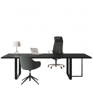 Scrivania direzionale con gamba a T Archimede by Alea