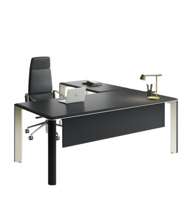 Scrivania direzionale con allungo Iulio by Las