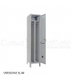 Armadio SLIM sporco/pulito in metallo