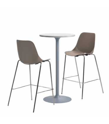 Tavolo bistrot circolare luna by Compir