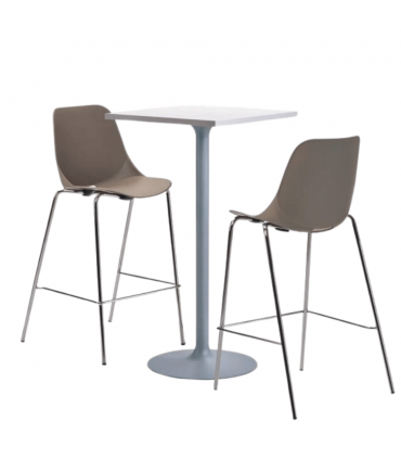 Tavolino alto quadrato luna by Compir