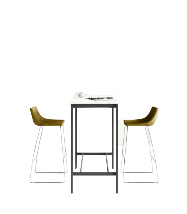 Tavolo break con struttura in metallo by Las