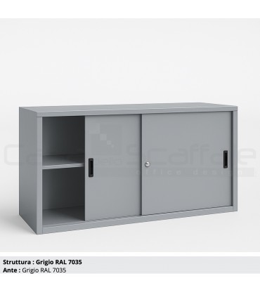 Armadio basso ad ante scorrevoli