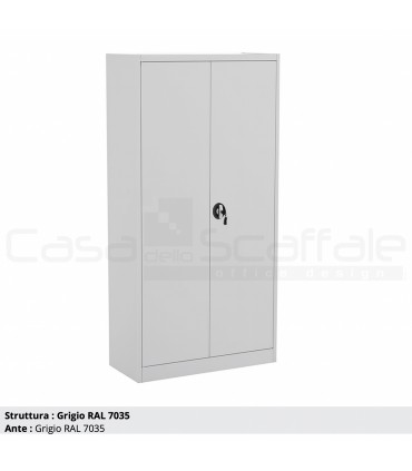 Armadio metallico ante battenti