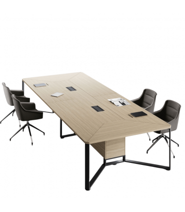 Tavolo riunioni rettangolare I MEET by Las