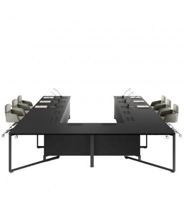 Tavolo riunioni a "C" I MEET by Las