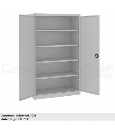 Armadio metallico ante battenti