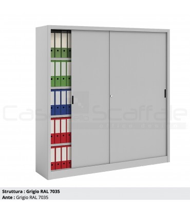 Armadio metallico ante scorrevoli