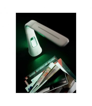 Lampada da tavolo flex in plastica con ventilatore