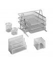 Set scrivania metallo traforato