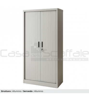 Armadio metallico a serranda alto
