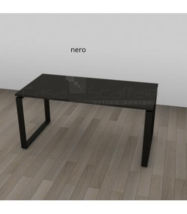 Scrivania con gamba ad anello chiuso Loft