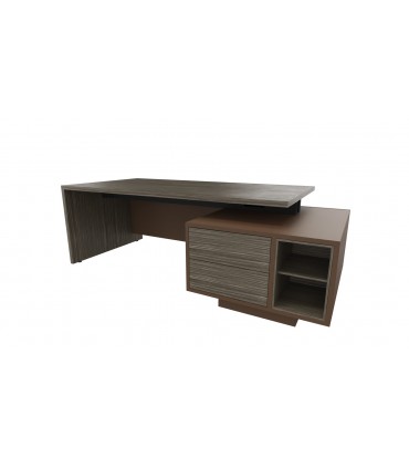 Scrivania direzionale con cassettiera Elite by Las