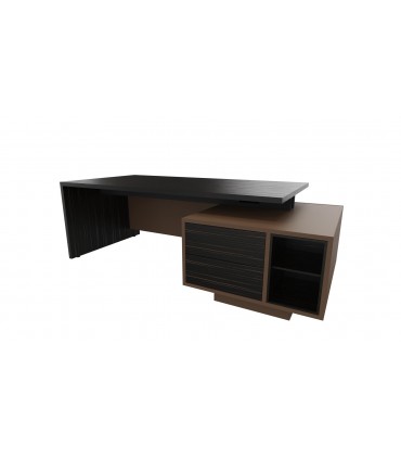 Scrivania direzionale con cassettiera Elite by Las