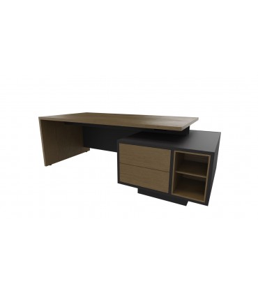 Scrivania direzionale con cassettiera Elite by Las