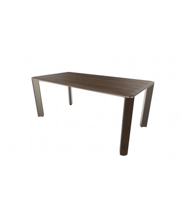 Scrivania direzionale con piano sagomato Iulio