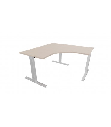 Workstation con gambe metalliche Oxi