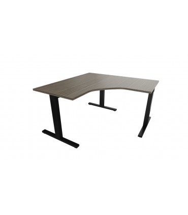 Workstation con gambe metalliche Oxi