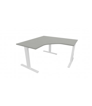 Workstation con gambe metalliche Oxi