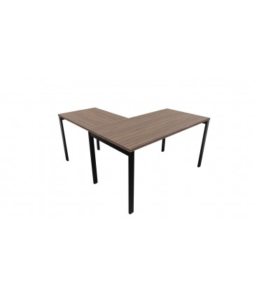 Scrivania con allungo e gamba a ponte Oxi by Las