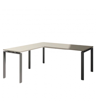 Scrivania gamba a ponte con allungo Loft