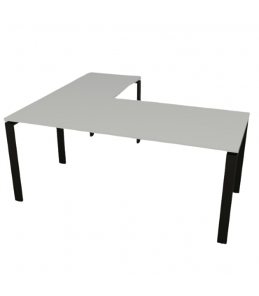 Scrivania gamba a ponte con allungo Loft