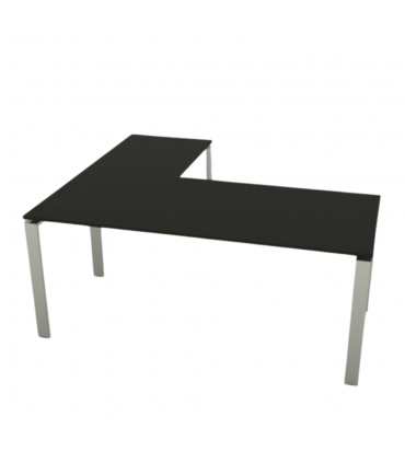 Scrivania gamba a ponte con allungo Loft